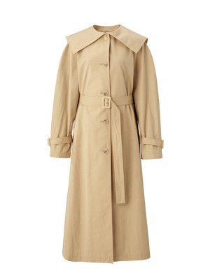 Sailor trench coat - Yellow beige