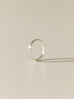 white star ring(3mm/4mm)