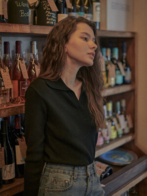 Collar Knit Tee_2color