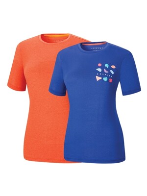 콜핑 여름 여성 등산 하이쿨 기능성 반팔 라운드 티셔츠 길기트 KPT0526W