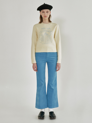 CORDUROY COLOR PANTS BLUE