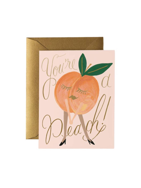 문구 - 라이플페이퍼 (RIFLE PAPER) - 라이플페이퍼 You`re A Peach Card 사랑 카드