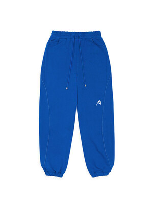A-peec logo sweatpants Z-Blue