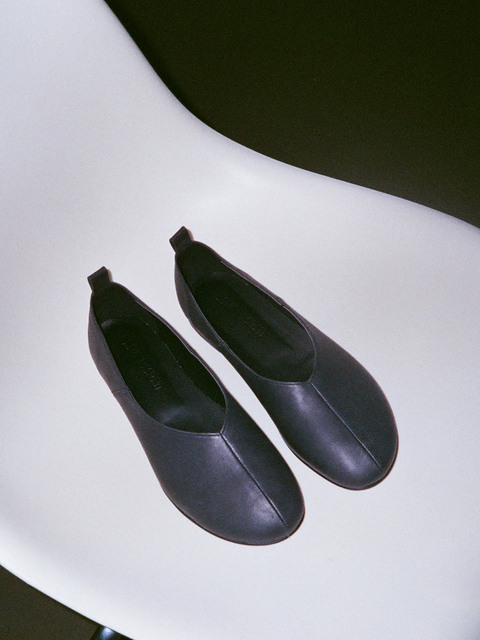 로퍼,플랫슈즈 - 뮤즈몽 (MUSEMONT) - Rolling flatshoes black