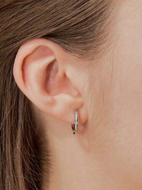 주얼리 - 앵브록스 (ENGBROX) - pluto cubic earring