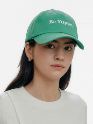 Y RIBBON BALL CAP_GREEN