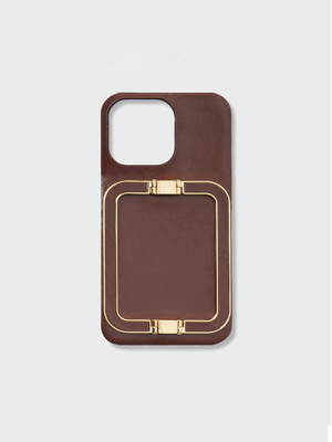 Phone Case Liney Chocolate Brown