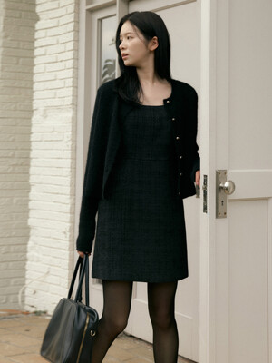 VELVET TWEED MINI OPS_BLACK