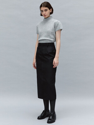 lip pencil skirt (black)