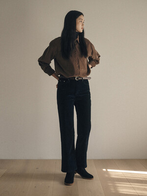 VELVET DENIM PANTS