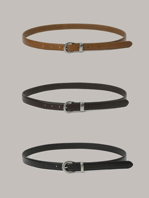 Round shape Sliver Belt - 3 color