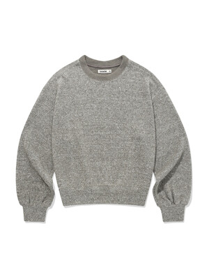 Intarsia wool blended knit / Gray