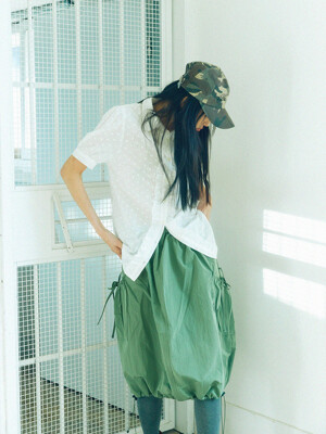 Ripstop String Skirt(Green)