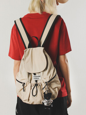 mini ver. flap backpack _ Beige