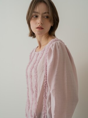 Eve Frill Blouse_Lavender