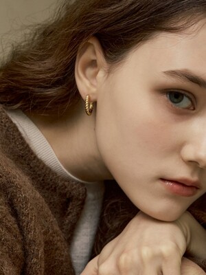 Vine Twist Earrings GOLD SE307G