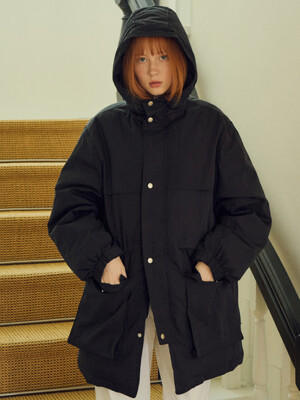 W/Airy Comfort Hooded Padded Jacket 2COLOR
