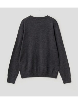 메종키츠네 스웨터 FM00528KT1036 ANM H190 Free ANTHRACITE MELANGE