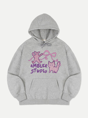 Doodle paint Hoodie AHP1202 (Melange)