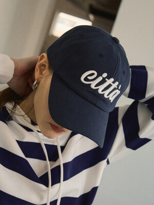 Signature Citta Logo Stitch Ball Cap_CTA922(Navy)