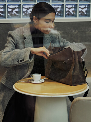 [단독]CLAIRE CITY BIG TOTE _ KHAKI GRAY