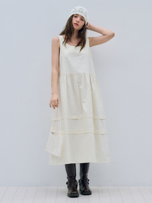 MET easy bustier dress sweet cream