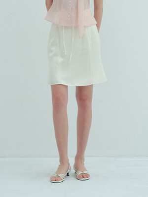 Tulip Satin Skirt(2Color)