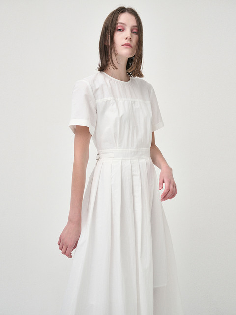 ワンピース ETMON Bolero Pintuck Dress, Cream Etmon-Bolero Pintuck Dress, Cream│삼성물산 온라인몰 SSF Shop