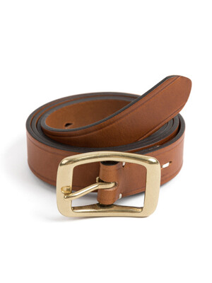 CENTER BAR NARROW BELT (brown)