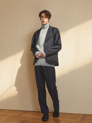 FW20 COZY STANDARD PANTS_NAVY