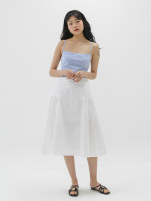Midi Skirt, white