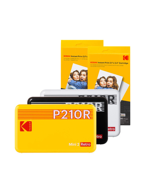 디지털기기 - 코닥 (KODAK) - [코닥] 미니 2 레트로 휴대용 포토프린터 + 카트리지 68매 번들 P210R