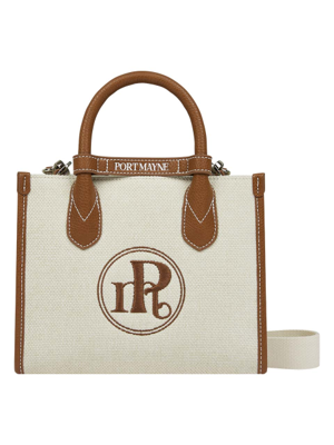 MAYNE LOGO TOTE BAG - BEIGE