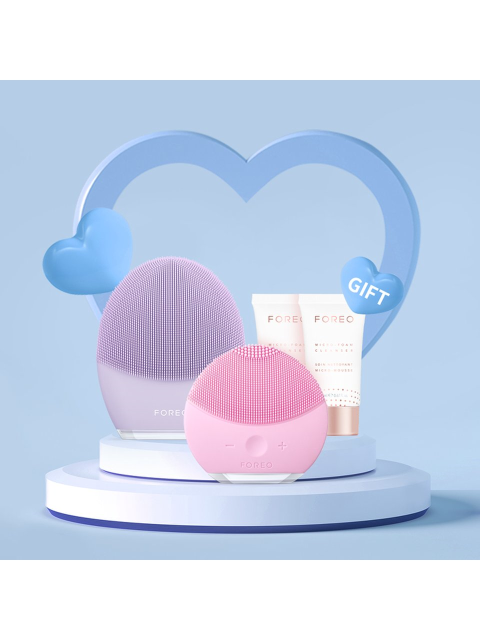 바디디바이스 - 포레오 (FOREO) - [번들세트] 루나 3 민감성 + 루나 미니 2 핑크