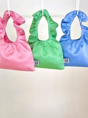 silk frill tote bag small (season 3 colors)