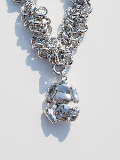 주얼리,주얼리 - 인오도르 (INODORE) - Cutie bunny necklace (cubic)
