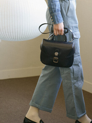 [단독]monde marron cross bag_blue black