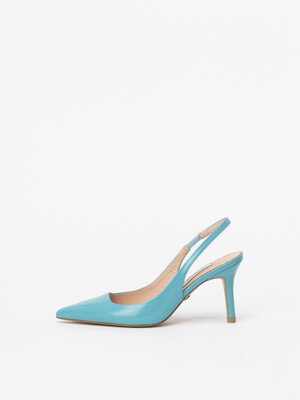 Phenomenon Stiletto Slingback Pumps in Aquarelle Blue Box