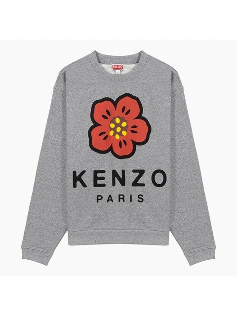 럭셔리어패럴 - 겐조 (KENZO) - 22FW 겐조 BOKE 플라워 프린트 그레이 맨투맨 PFC65SW4104ME 94