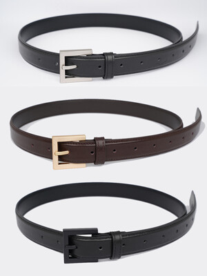 CLEVEN ITALIAN LEATHER BELT (3 COLOR)