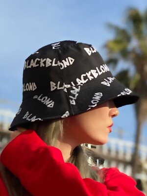 BBD Graffiti Logo Reversible Plate Bucket Hat (Black)