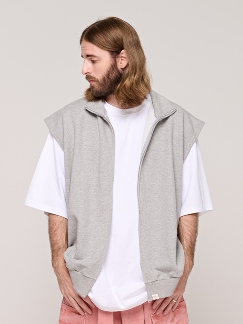 아우터 - 카고브로스 (CARGOBROS) - CB HEAVY SWEAT VEST (GRAY)