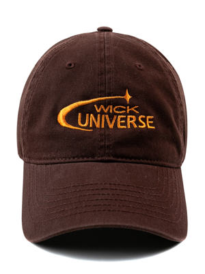 WICK UNIVERSE 워싱 볼캡-브라운