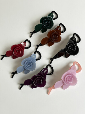 Rose kanzashi hair pin (7color)