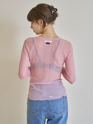 Essential raglan T-shirt (Pink)