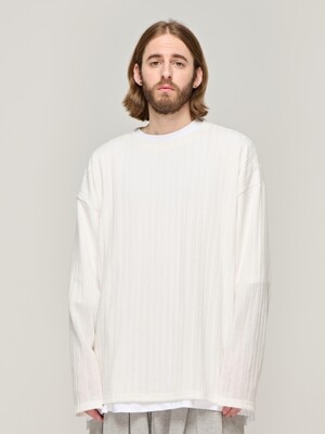 CB RIBBED ROUND OVER KNIT (IVORY)