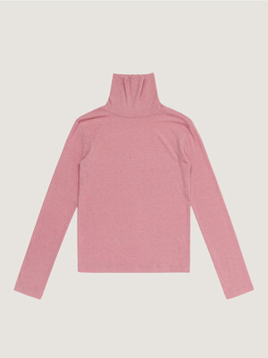 Wool Turtleneck (Pink)