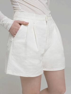 Cotton Pintuck Shorts +2Colors