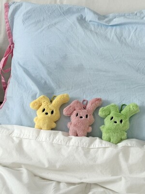릴리 토끼 키링 3color 인형 열쇠고리 백참
