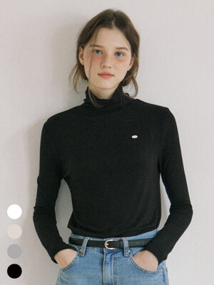 Soft Turtleneck T-shirts - 4color